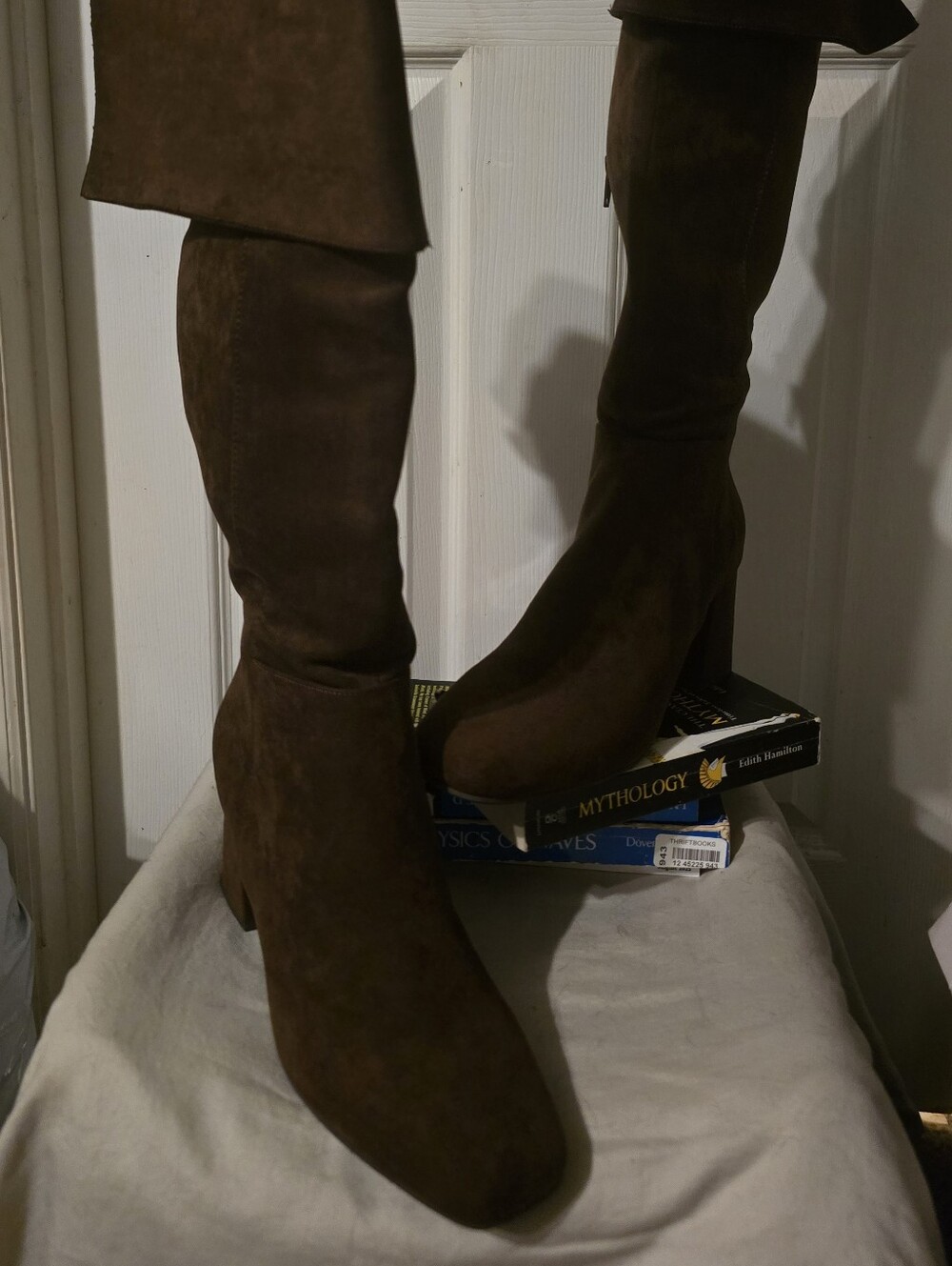 Seychelles Dark Brown Over-the-Knee Suede Boots